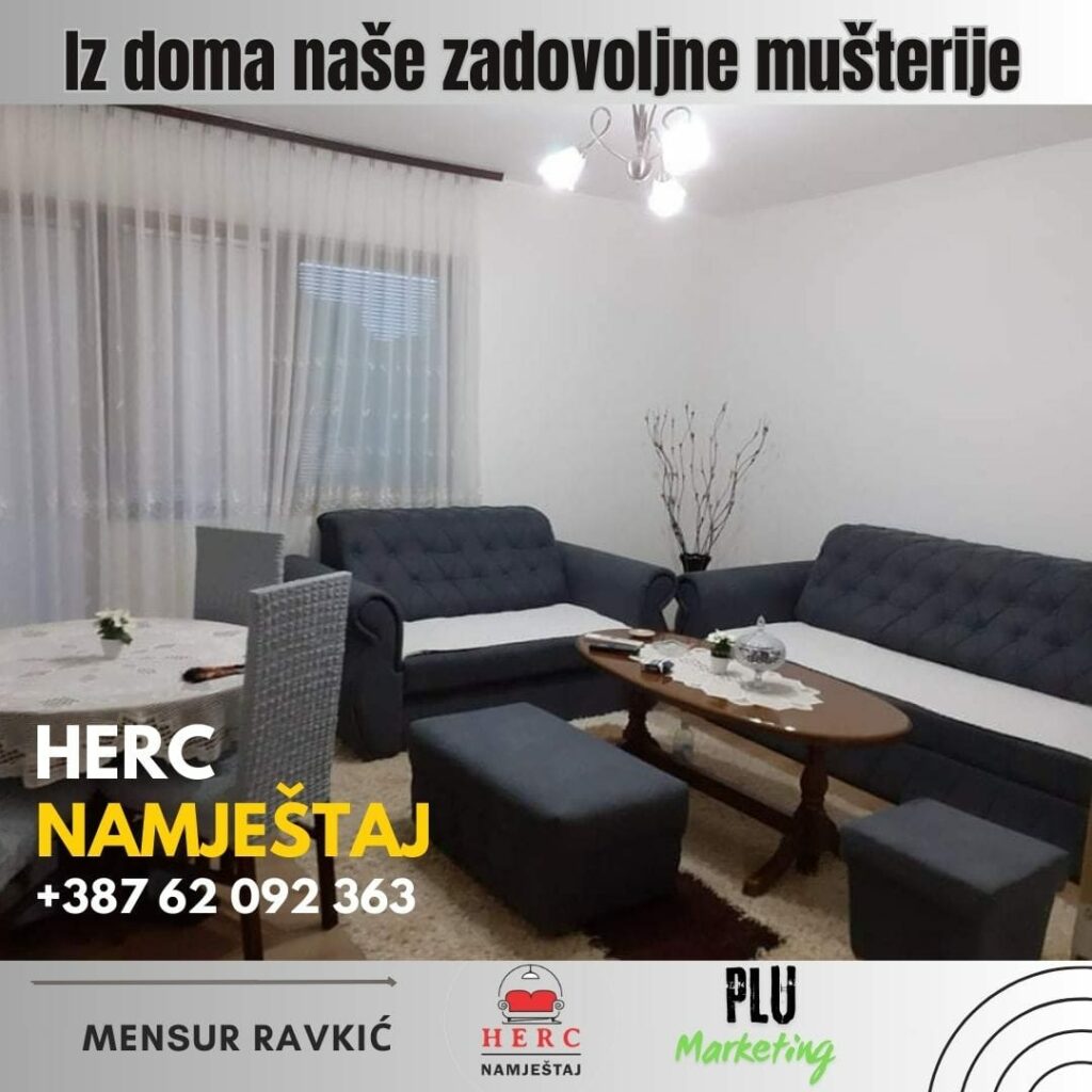 Siva garnitura Herc namještaj Brčko